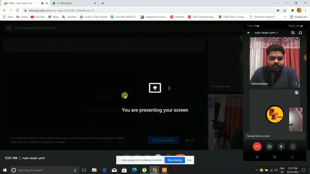 How to Share Screen on Google Meet On Laptop or PC - HINDI | Share Your Screen on Google Meet смотреть онлайн