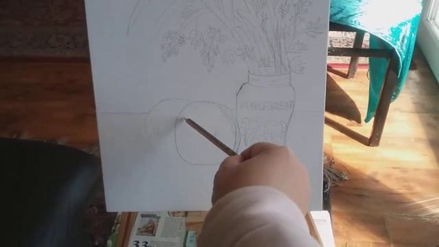 Натюрморт с цветами для начинающих 1 смотреть онлайн