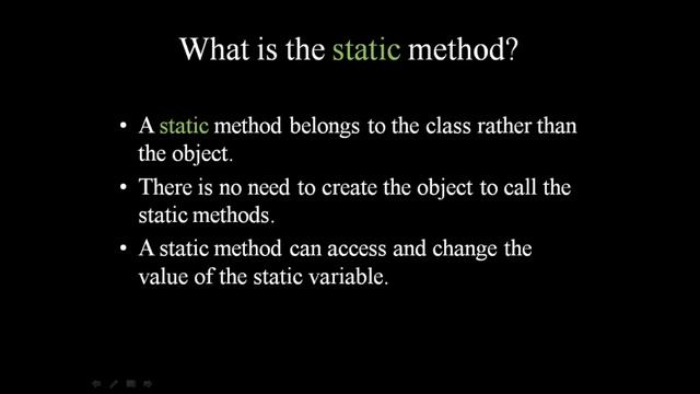 Static Methods & Variables Questions смотреть онлайн
