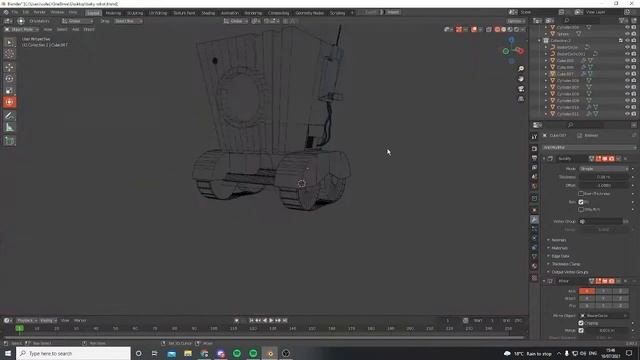 How Make a Robot in Blender and Substance Painter - Speed Art смотреть онлайн