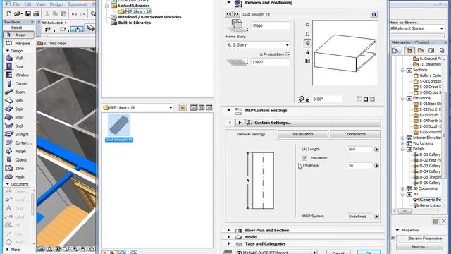 ARCHICAD OPEN BIM - Improved Import of MEP Models смотреть онлайн