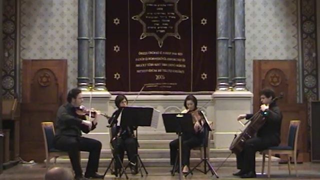 Bela Bartok: String Quartet No. 4; Movement III.