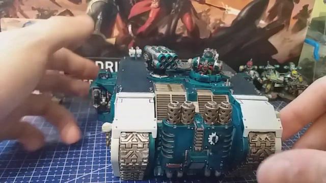 Огляд на модель Warhammer 40k Alpha legion Land Raider смотреть онлайн