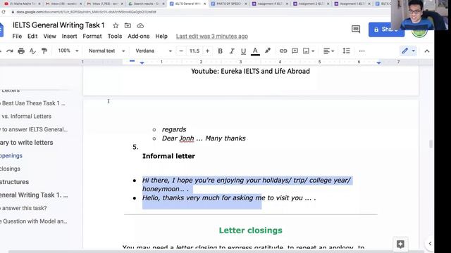 IELTS GT Writing Task 1 Letter Writing Easy technique смотреть онлайн