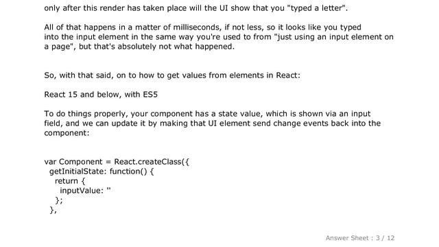JavaScript : How to get the value of an input field using ReactJS? смотреть онлайн