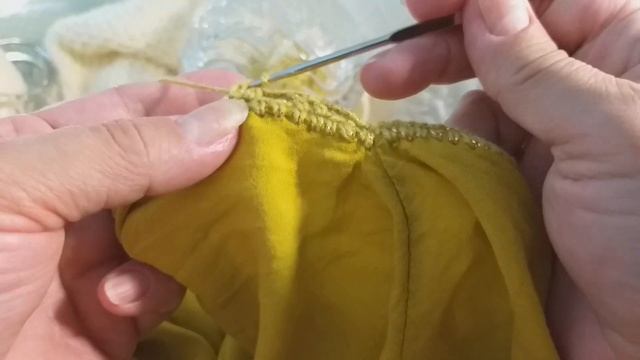 Оригинальная #окантовка крючком горловины и рукавов блузки смотреть онлайн
