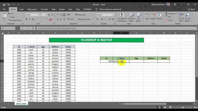 MS Excel VLOOKUP & MATCH Function | VLOOKUP & MATCH Function | VLOOKUP & MATCH Formula in Excel смотреть онлайн