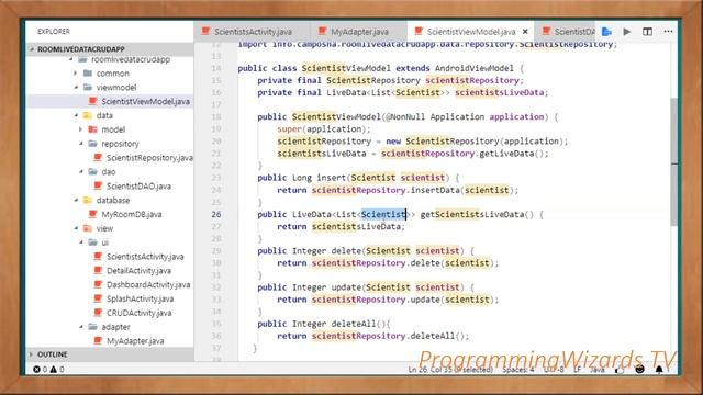 Android Live Courses S2E11 : MVVM Room LiveData CRUD : Listing and Detail Activities смотреть онлайн
