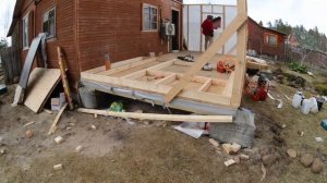 Пристройка 6х3 к дому. Эконом + отзыв заказчика / DIY How to build addition