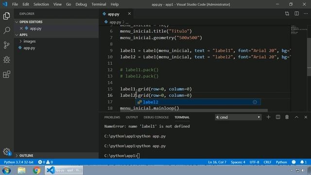 017 - Python tkinter - INTRODUÇÃO AO LAYOUT EM GRID смотреть онлайн