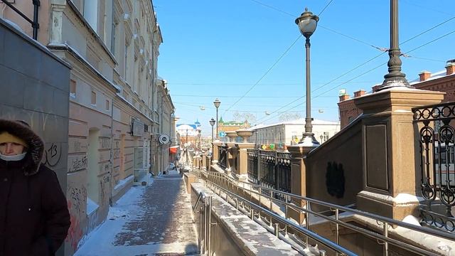 Прогулка пешком по Томску зимой. Проспект Ленина / Walk travel Tomsk / 4k смотреть онлайн