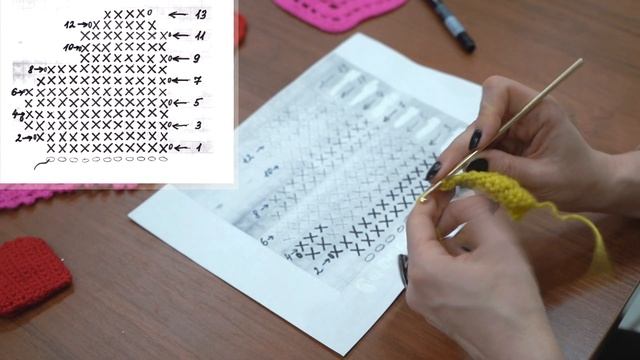 Вязание крючком №107 - Сердечко за 5 минут для начинающих (прямая схема) | Московское долголетие смотреть онлайн