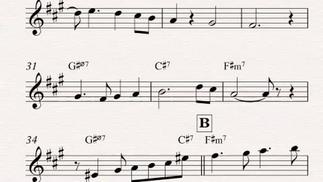 #10 Easy Jazz Solos "Black Orpheus" For Alto Saxophone смотреть онлайн