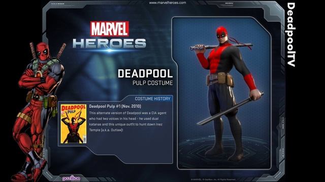 Deadpool - All costumes (Marvel Heroes) смотреть онлайн