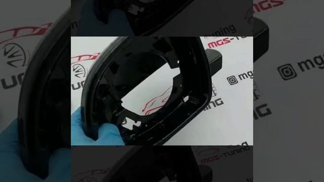 Корпуса зеркал стиль «М» на BMW G01/G02/G05/G06/G07 чёрный глянец