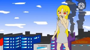 Cute Giantess Test #1 / Симпатичная великанша тест #1