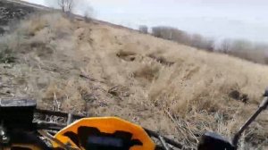 Открываю сезон квадроцикла по весеннему бездорожью...