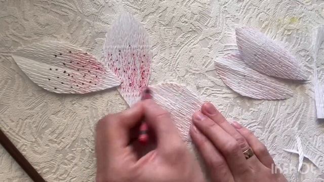 Лилия из гофрированной бумаги МК смотреть онлайн