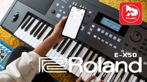 Синтезатор Roland E-X50 - топовая модель линейки синтезаторов для домашнего музицирования