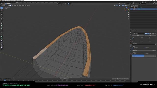 Low poly BOAT model BLENDER 2.90 | Full process [ PART 1 ] смотреть онлайн