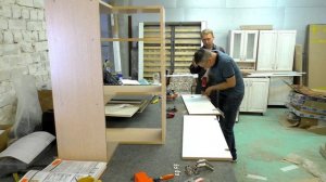 Установка петель для складных дверей BLUM