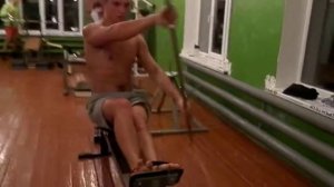 Гребля на тренажере байдарка