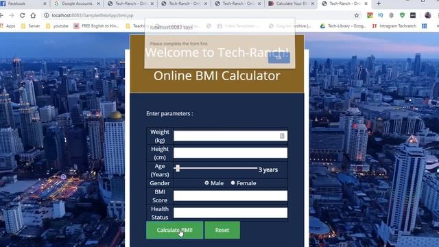 Live Demonstration of Online & Offline BMI Calculator in Java | Practice Project | @TechRanch смотреть онлайн
