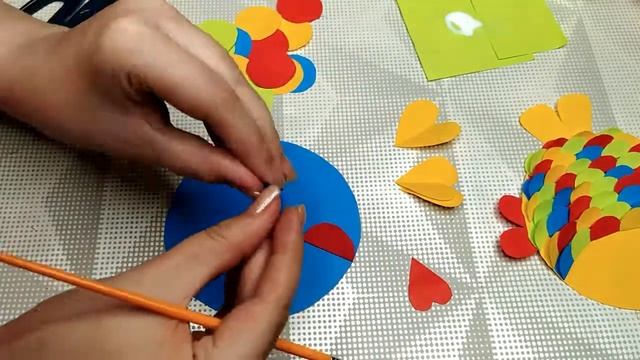 Рыбка из цветной бумаги смотреть онлайн