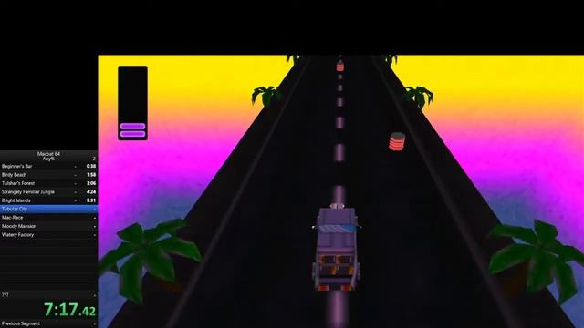Macbat 64 Any% Speedrun in 13:33:44 смотреть онлайн