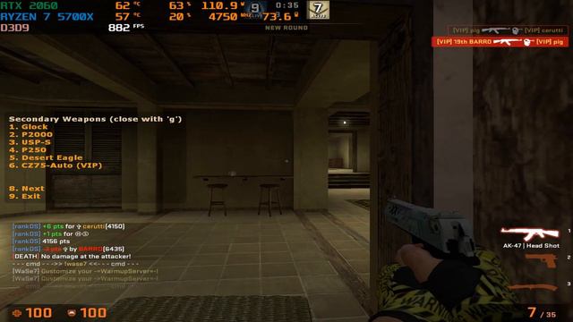 CSGO Ryzen 5700x PBO Agesa 1.2.0.A 3600mhz 1280x960 FPS test смотреть онлайн
