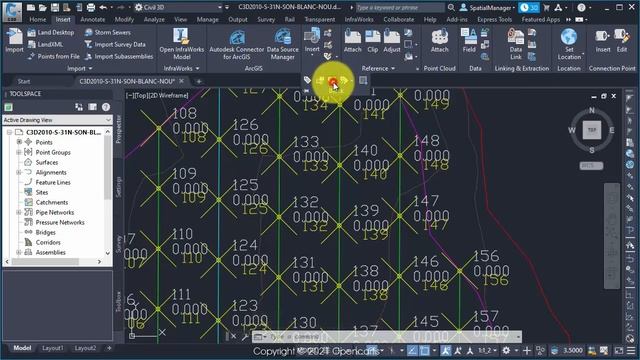 Exporting Autodesk C3D Cogo Points to Google Earth (SR) смотреть онлайн