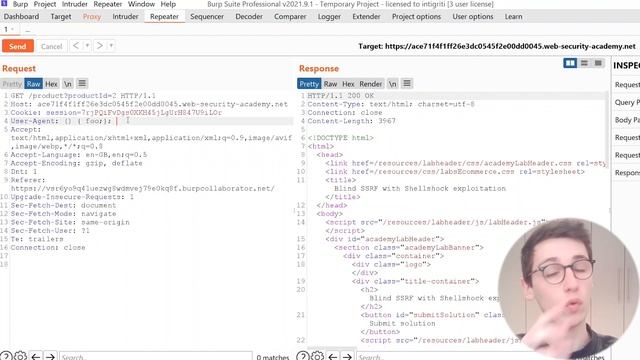 How to exploit a blind SSRF? смотреть онлайн