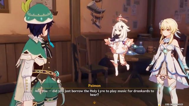 GENSHIN IMPACT | Paimon said : "What do you mean "hehe" смотреть онлайн