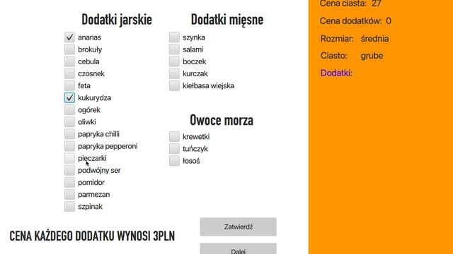 JavaFX Program do zamawiania pizzy/ Pizza Ordering System in Java смотреть онлайн
