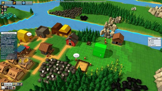 Factory Town EP3: RESEARCH & MORE HOUSES - Alpha Gameplay, Lets Play смотреть онлайн