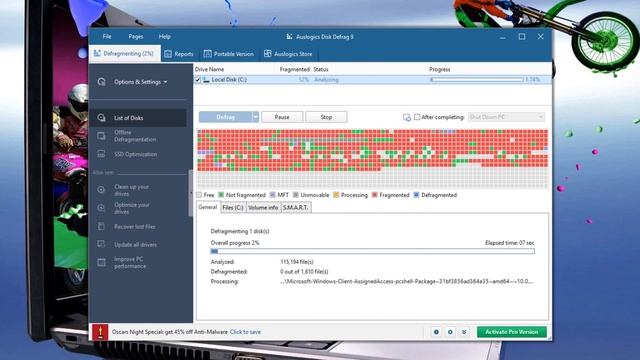 Auslogics Disk Defrag 9 смотреть онлайн