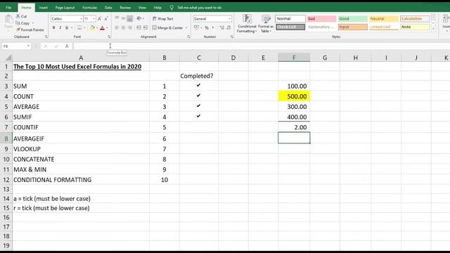 Top 10 Excel Formulas 2021 смотреть онлайн