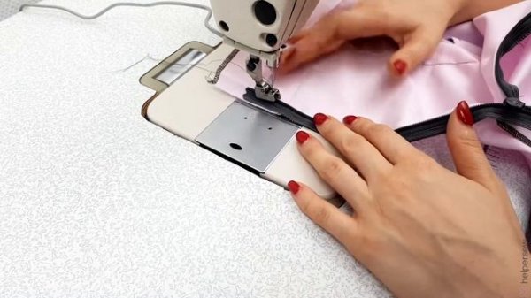 Как втачать потайную молнию//Helpersew