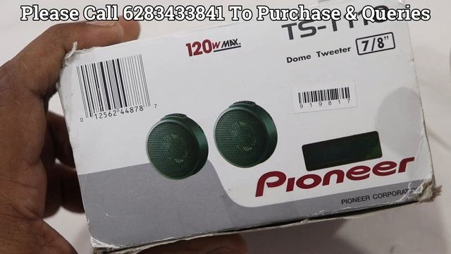 Pioneer TS-T110 120 Watt Dome Tweeter Unboxing Video | Car Tweeters смотреть онлайн
