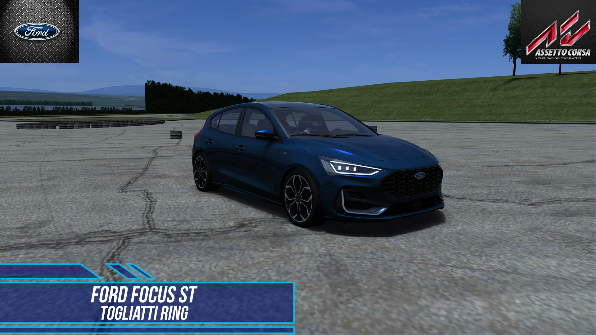 Ford Focus ST - Togliatti Ring / Assetto Corsa. смотреть онлайн
