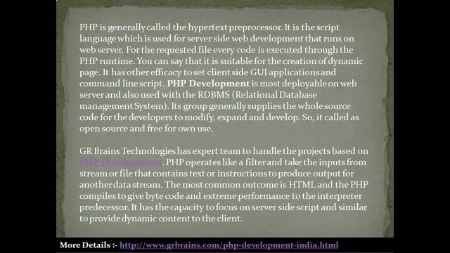 PHP Development: It's Broad Value In Business World смотреть онлайн