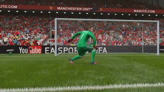 Движение вратаря в замедленном режиме в PS4 FIFA16 смотреть онлайн