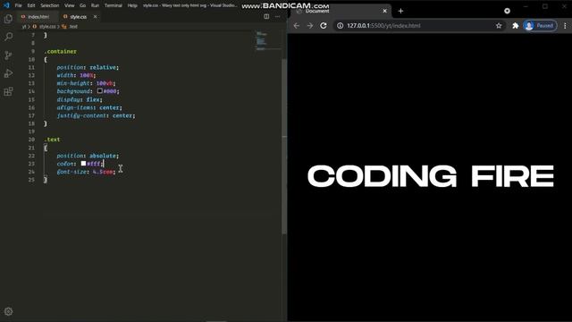 Awesome Text Animation Using html and css only | No JAVASCRIPT смотреть онлайн