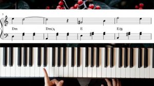 Тонкая рябина. На ПИАНИНО. (Русская народная песня).