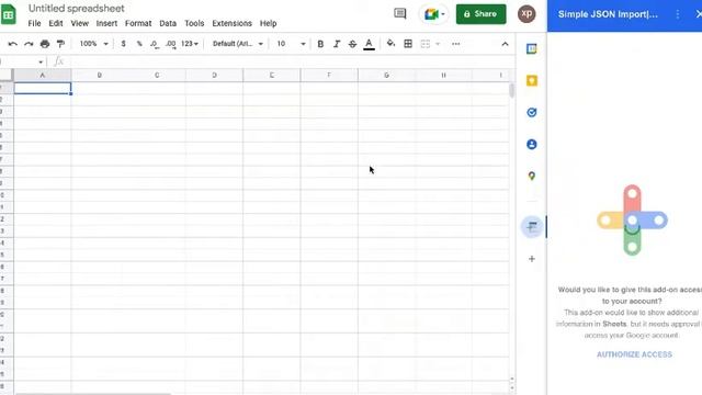 Simple JSON Import - OAuth Consent Screen Demo Video смотреть онлайн