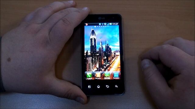 Интерфейс LG Optimus 2X смотреть онлайн