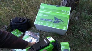 Аккумуляторная Цепная Пила Greenworks GD40CS18 - Распаковка и обзор