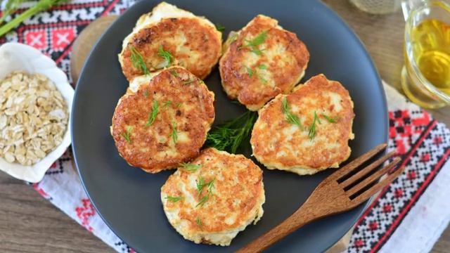 Котлеты с геркулесом и фаршем смотреть онлайн