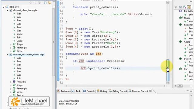 הדגמה והסבר לאופן השימוש באופרטור instanceof смотреть онлайн