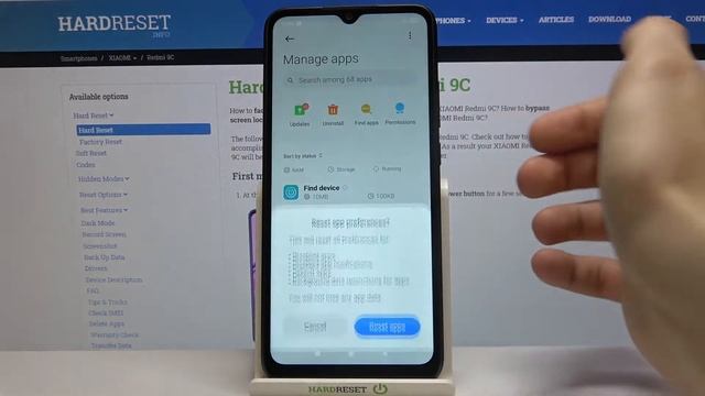 How to Reset App Preferences in XIAOMI Redmi 9C – Change App Preferences смотреть онлайн